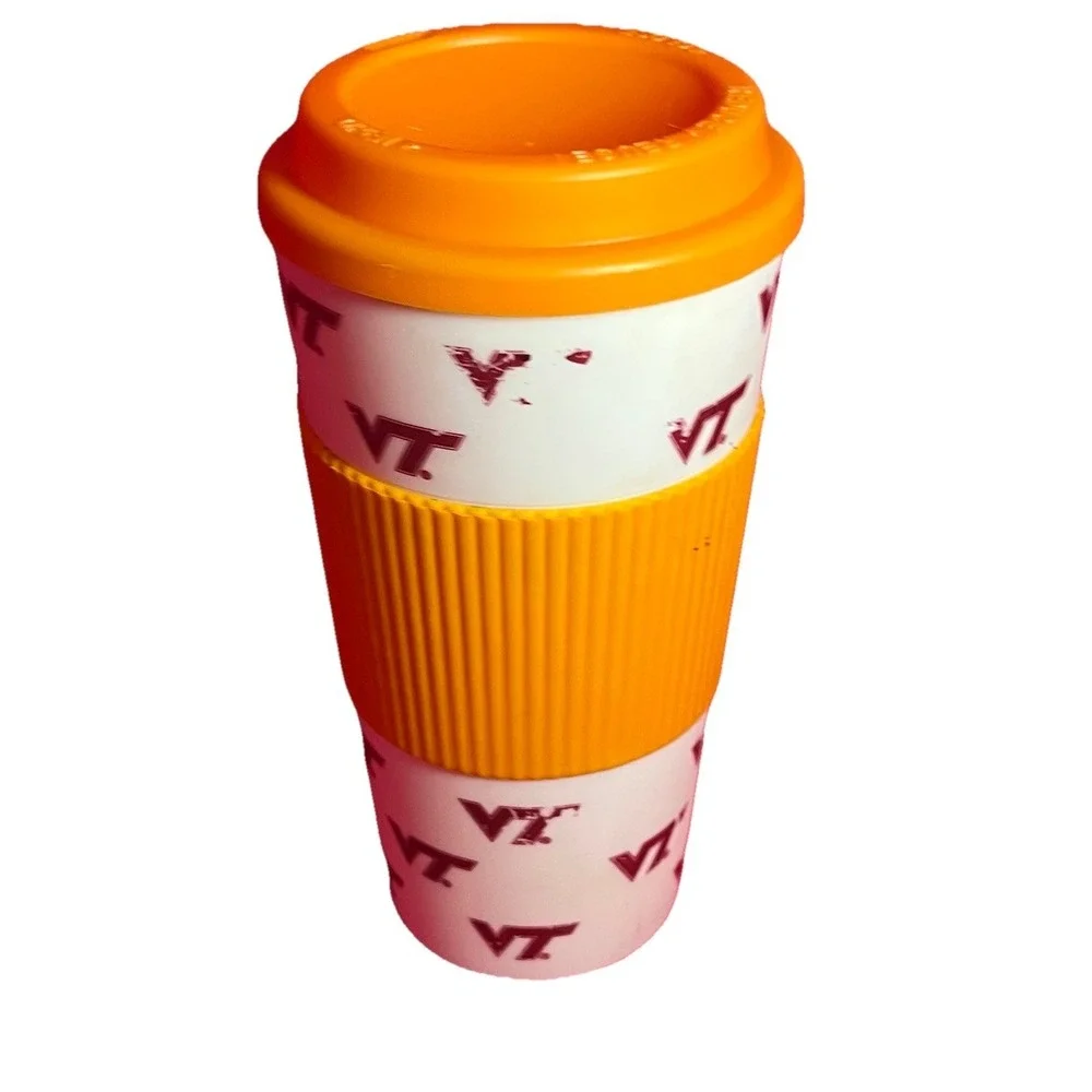 VA‎ Tech VT Tumbler Travel Cup Coffee Mug With Lid & Gripper